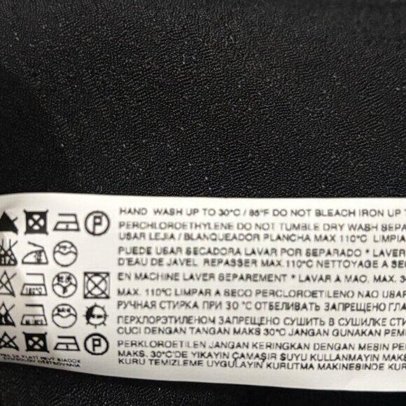 MNG Premium Halter Top High Neck Black Blouse Women XS - Picture 11 of 13